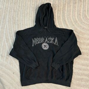 Vintage 90s University of Nebraska Huskers Lee Sport Sweatshirt Hoodie - XL